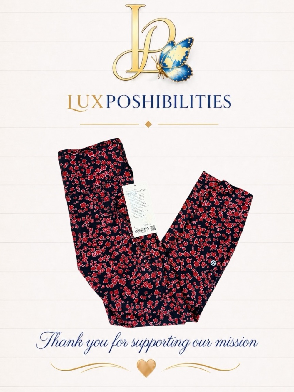 Lululemon NWT Fast and Free HR Tiah'
25" •Pockets size 8
